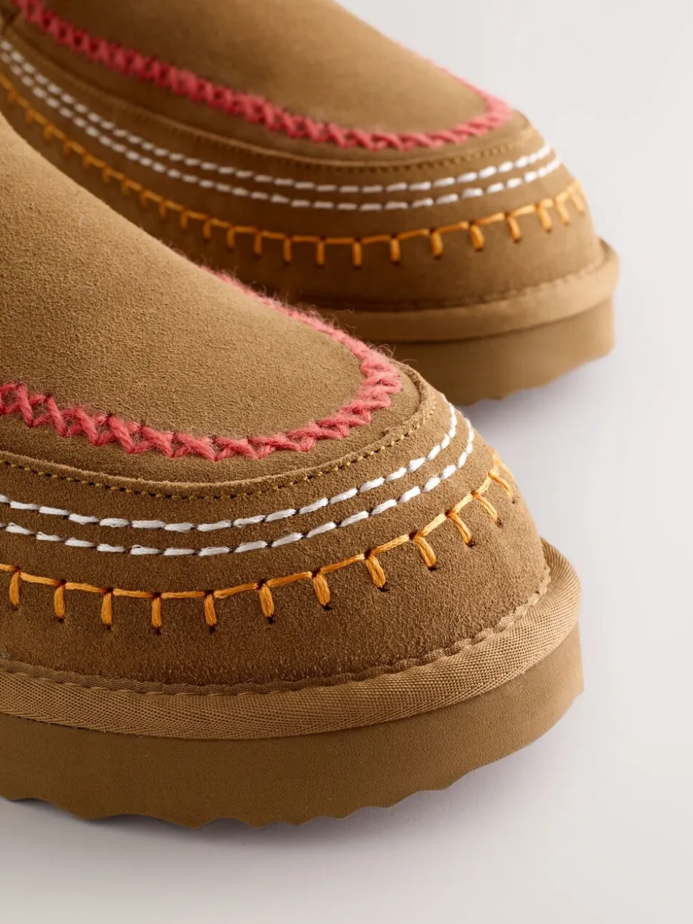 Never Fully Dressed Tan Brown Suede Leather Boots