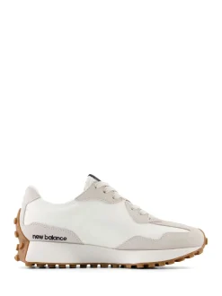 New Balance Black on White 327 Trainers