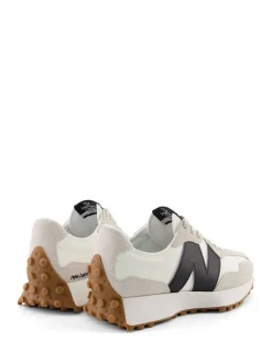 New Balance Black on White 327 Trainers