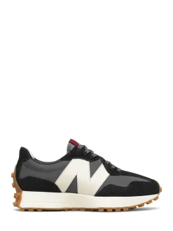 New Balance Black/Grey 327 Trainers