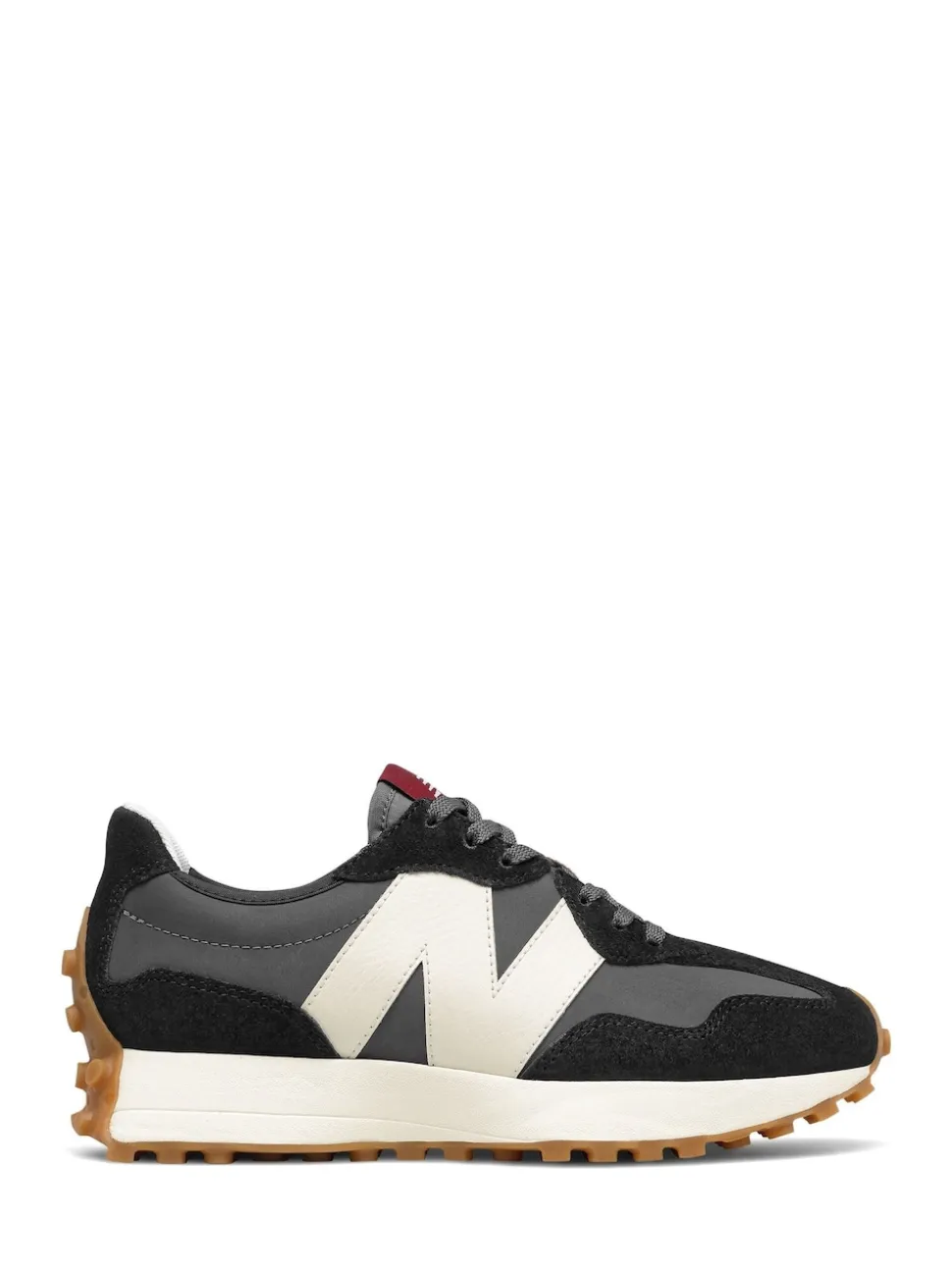 New Balance Black/Grey 327 Trainers