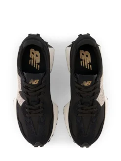 New Balance Black/Leopard Print 327 Trainers