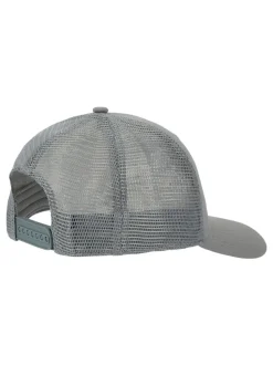 New Balance Grey Stacked Patch Logo Trucker 100% Cotton Hat
