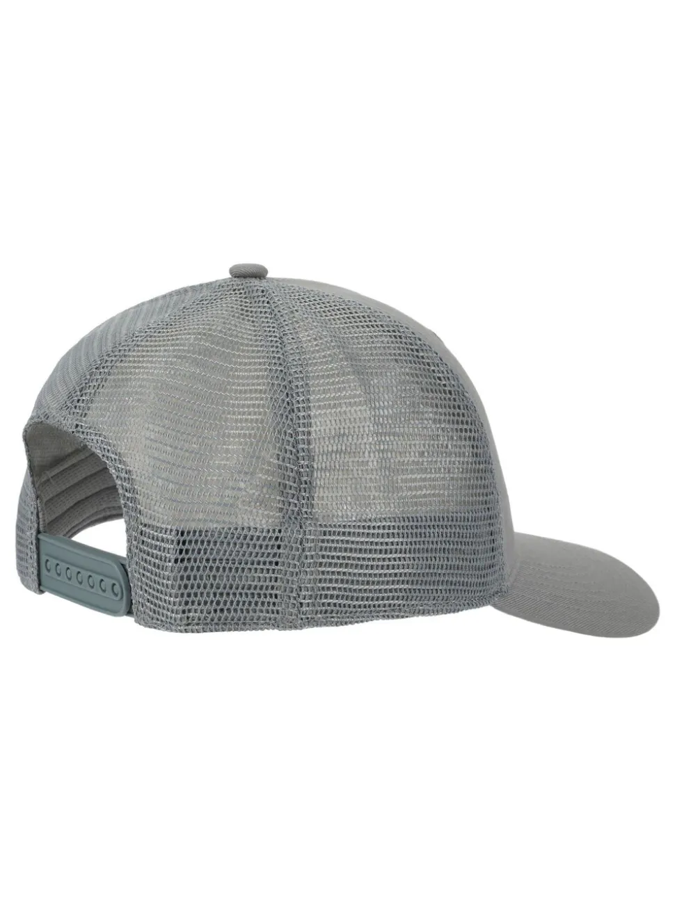 New Balance Grey Stacked Patch Logo Trucker 100% Cotton Hat