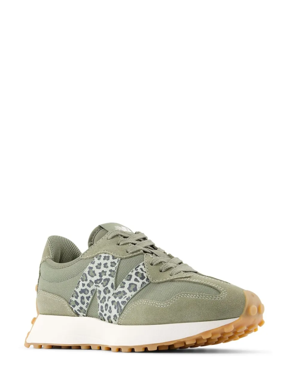 New Balance Olive Green 327 Trainers