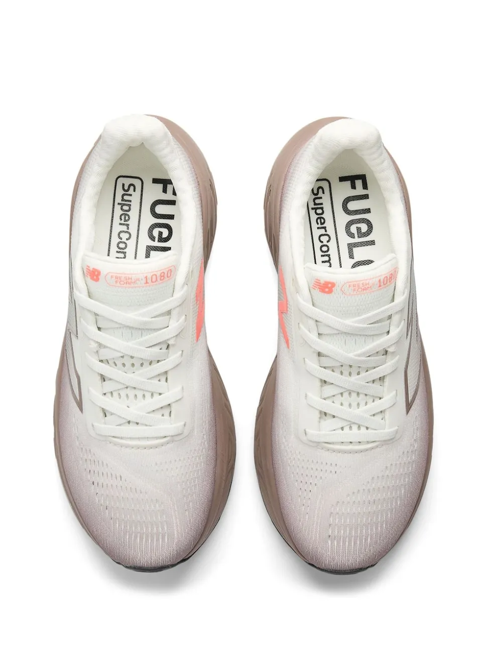 New Balance Taupe Brown Womens Fresh Foam X 1080 Trainers