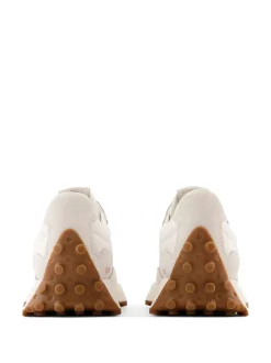New Balance White/Leopard Print 327 Trainers