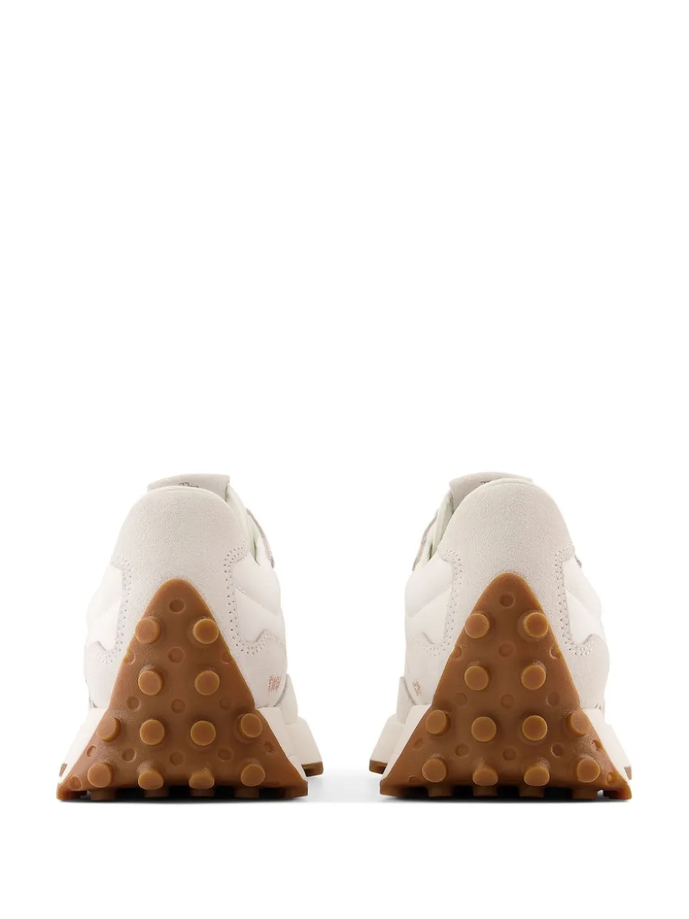 New Balance White/Leopard Print 327 Trainers