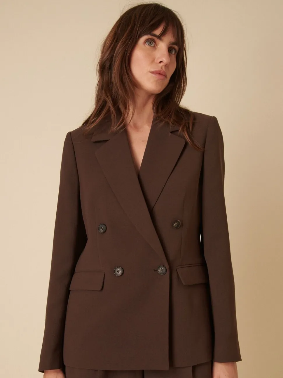 Nobodys Child Brown Alicia DB Blazer