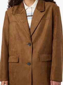 Noisy May Brown Long Sleeve Blazer