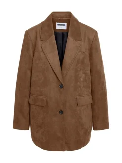 Noisy May Brown Long Sleeve Blazer
