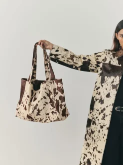 Nothing Ordinary Animal Cowhide Oversized Shopper Bag