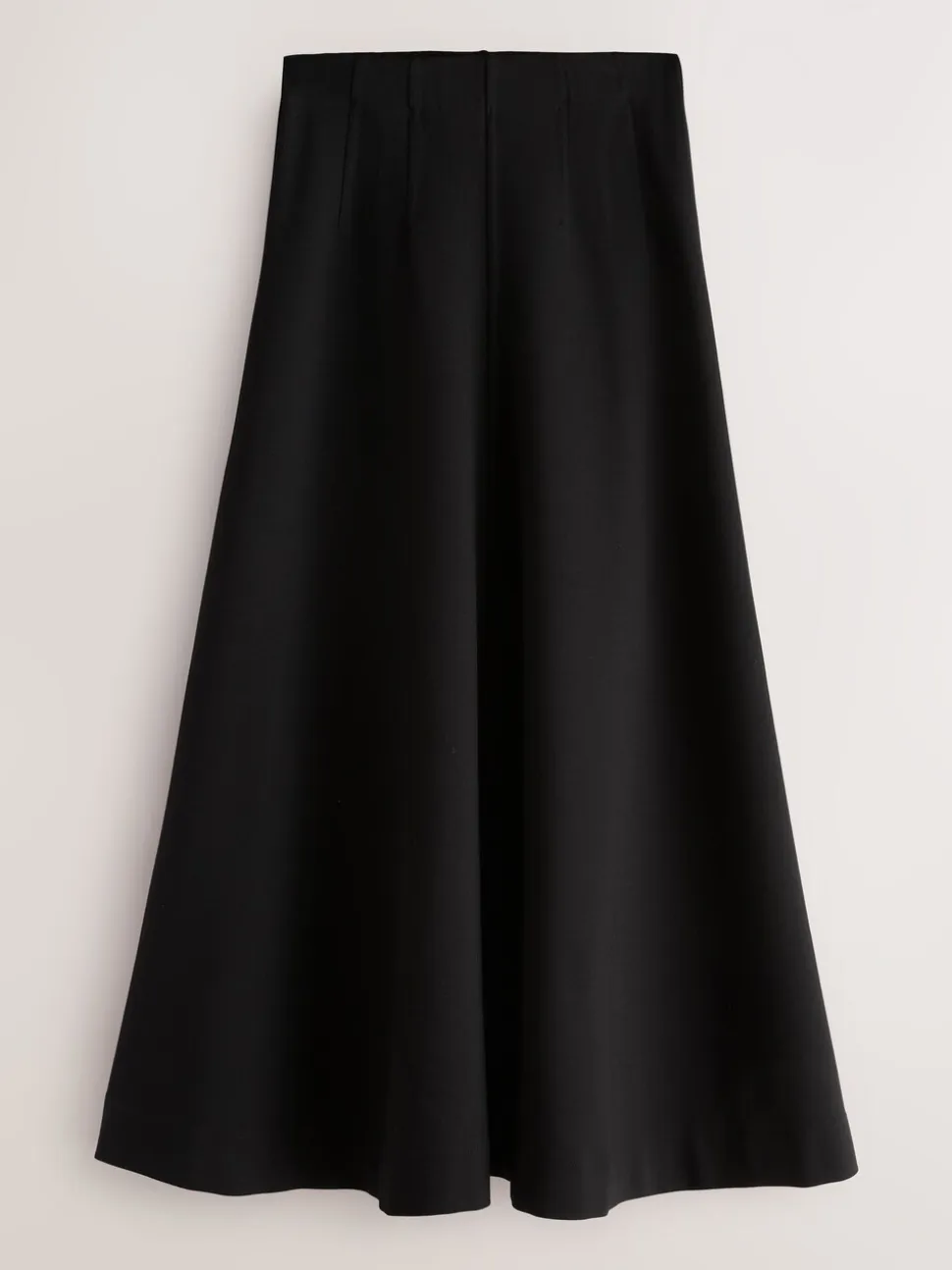 Nothing Ordinary Black Luxe A-Line Midi Skirt