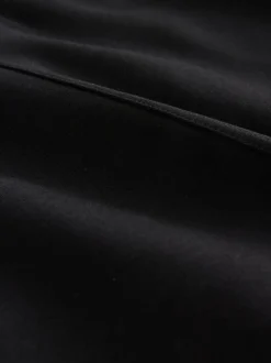 Nothing Ordinary Black Luxe A-Line Midi Skirt