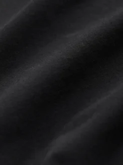 Nothing Ordinary Black Pure Cotton Relaxed Shirt