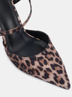 Novo Animal Wide Fit Indie Point Toe Strappy Court Shoes