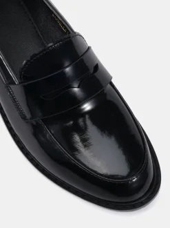 Novo Black Wide Fit Carmella Loafers