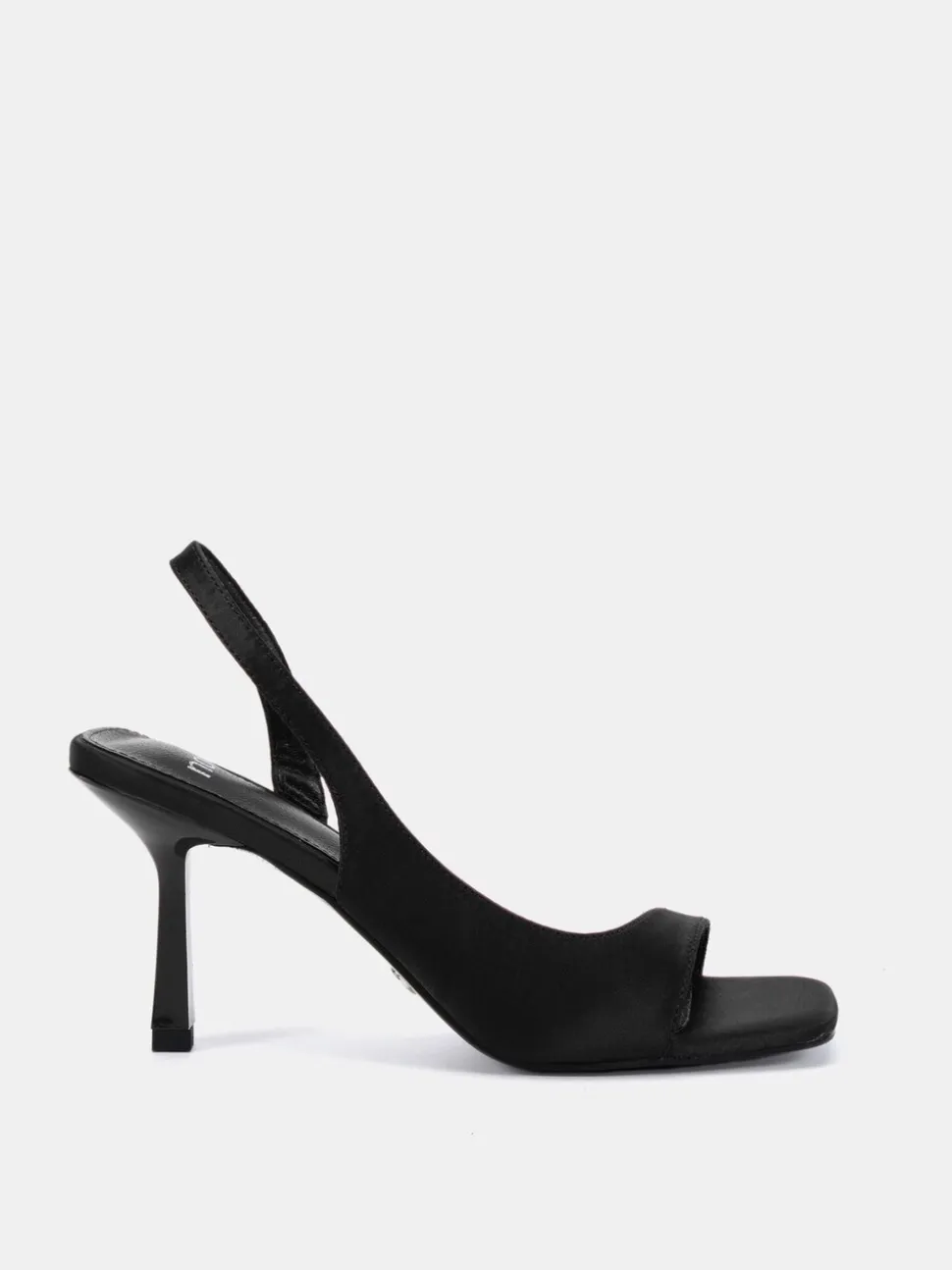 Novo Black Wide Fit Wide Fit Leah Slingback Sandals
