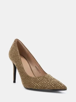 Novo Metallic Wide Fit Immaculate Point Court Shoes