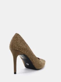 Novo Metallic Wide Fit Immaculate Point Court Shoes