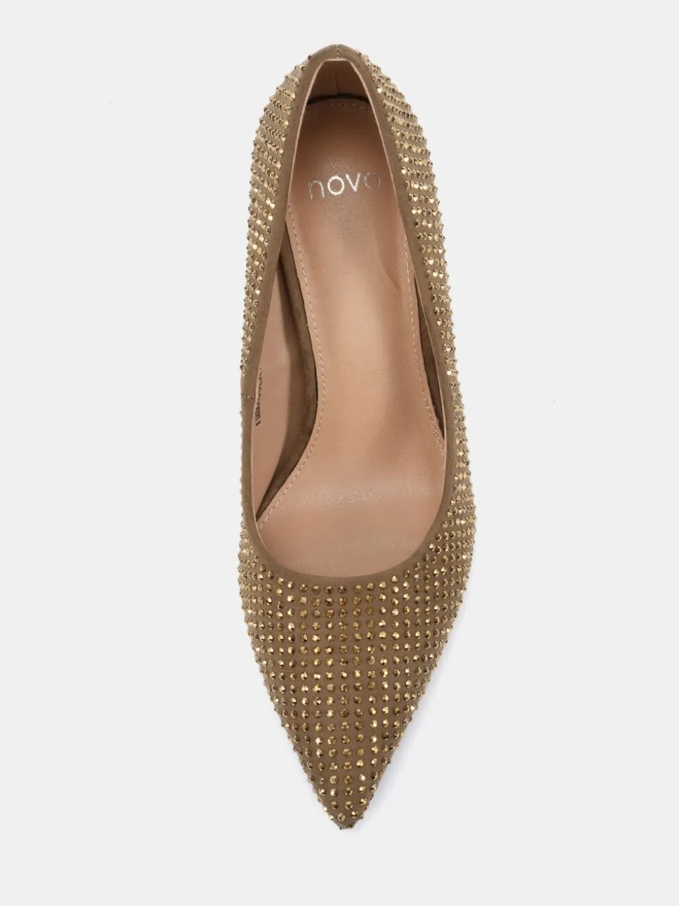 Novo Metallic Wide Fit Immaculate Point Court Shoes
