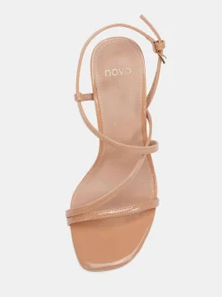 Novo Nude Wide Fit MONDRIAN Strappy Heeled Sandals