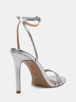 Novo Silver MATILDA Strappy Heeled Sandals