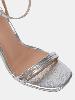 Novo Silver MATILDA Strappy Heeled Sandals