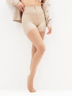 Nude Bum/Tum/Thigh Matt Shaping Tights