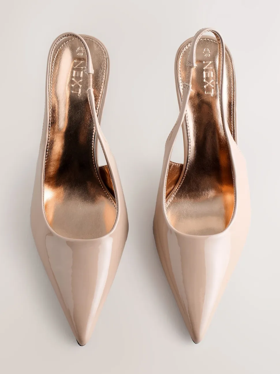 Nude Forever Comfort® Point Toe Slingback Heels