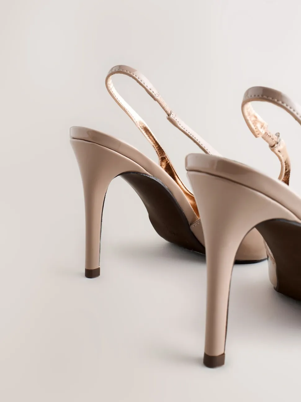 Nude Forever Comfort® Point Toe Slingback Heels