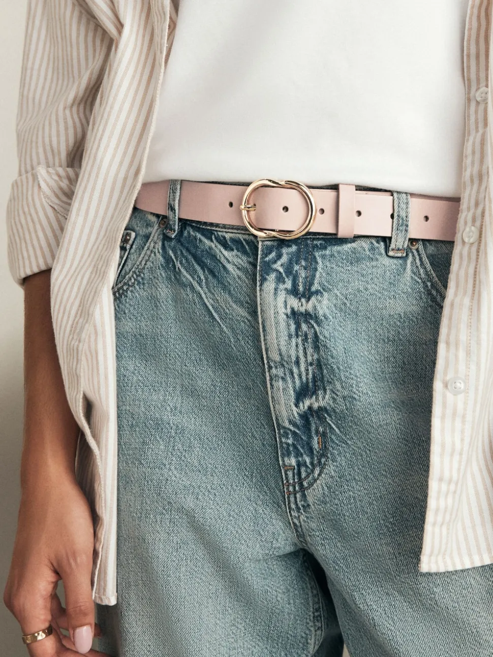 Nude Regular PU Belt