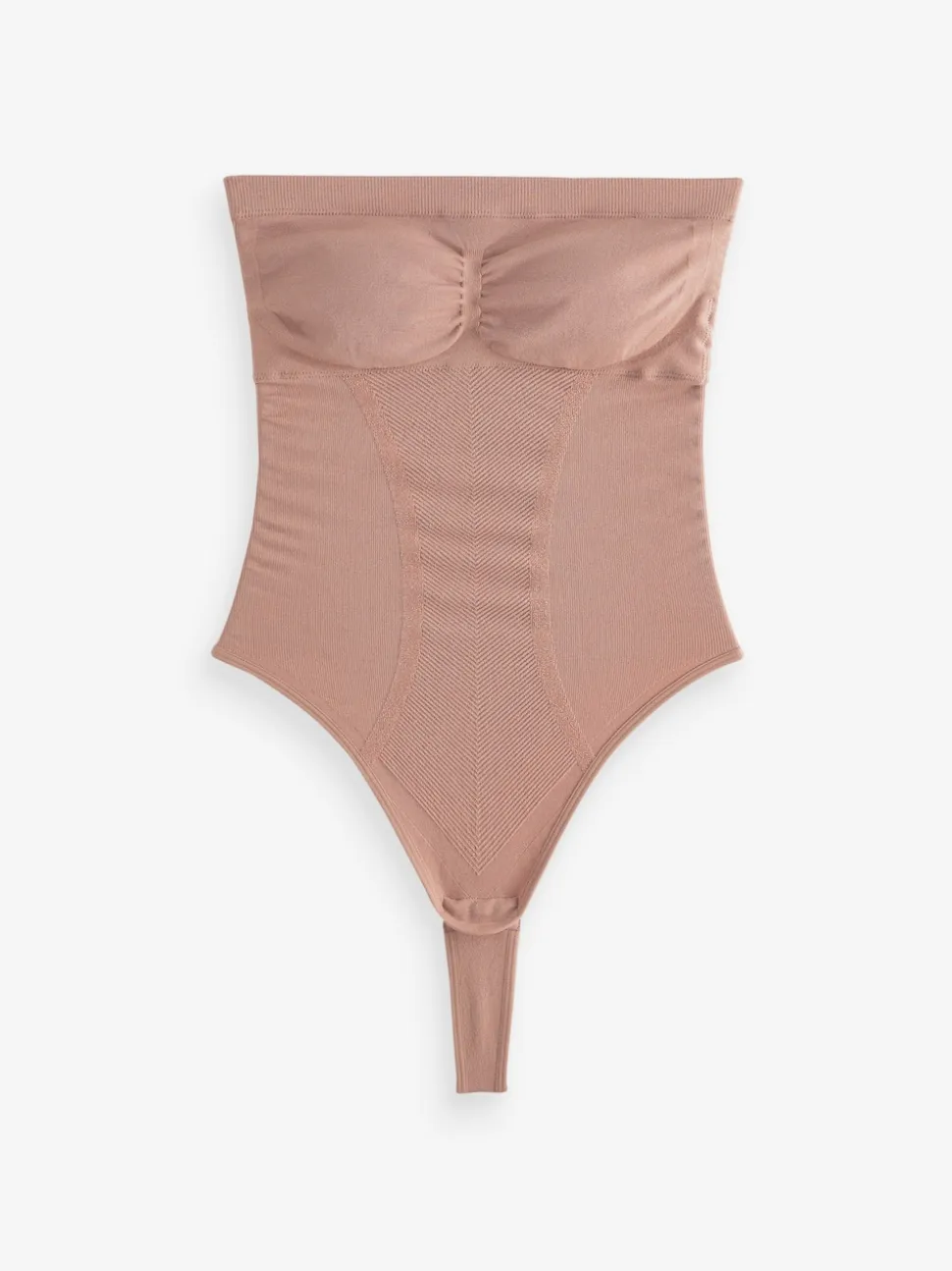 Nude Seamless Firm Tummy Control Bandeau Body