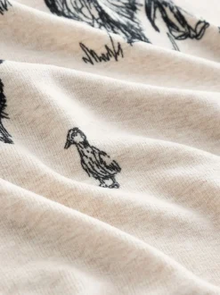 Oatmeal Hamish The Highland Cow Cosy Long Sleeve Pyjamas