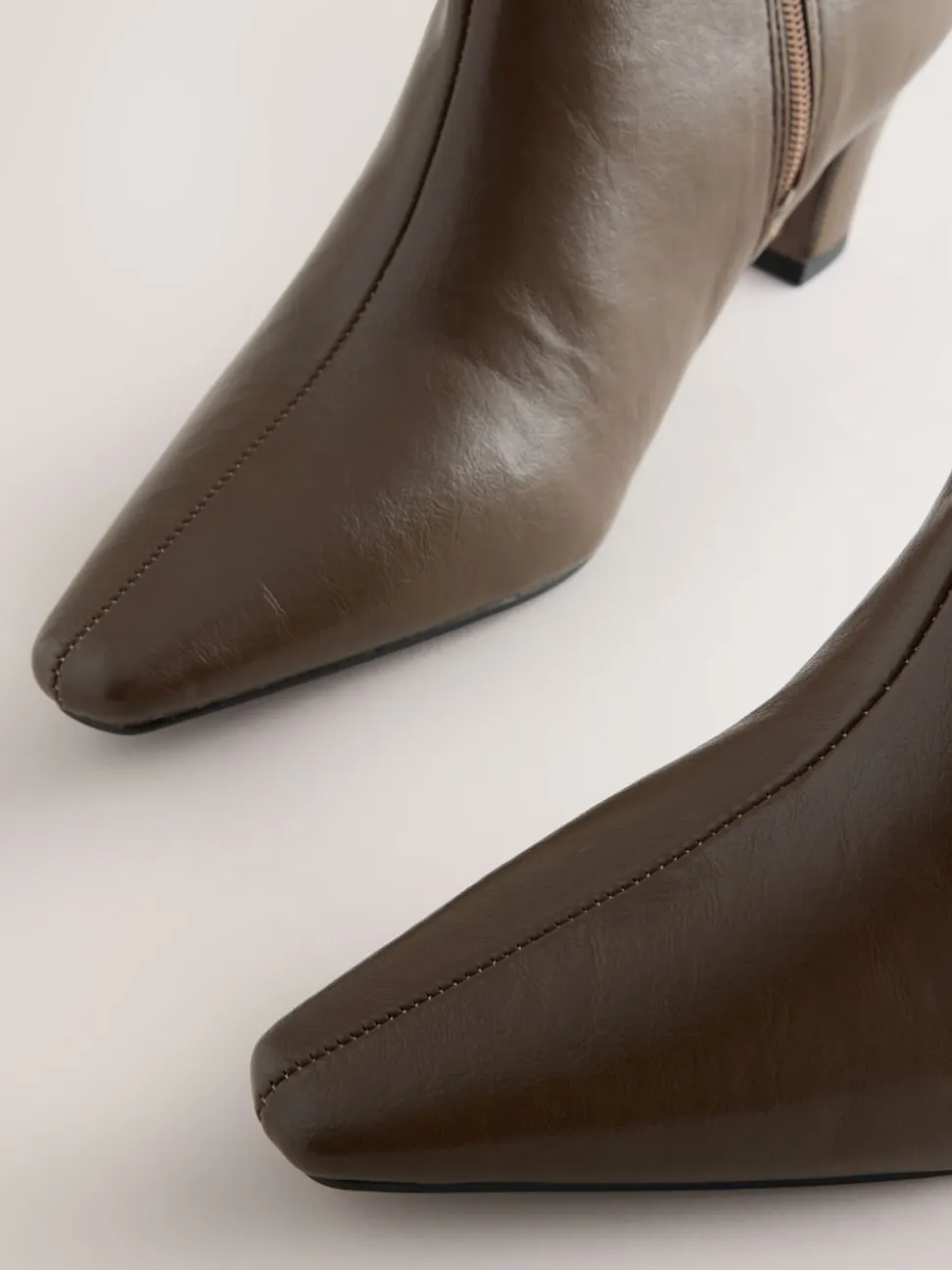 Olive Green Forever Comfort® Curved Heel Knee High Boots