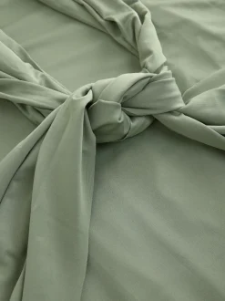 Olive Green Jersey Multiway Wedding Guest Bridesmaid Maxi Dress