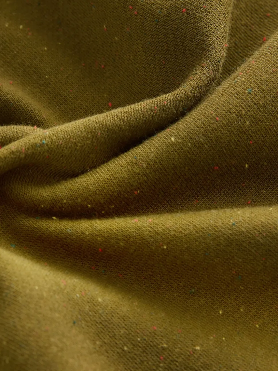 Olive Green Relaxed Fit Essentials Longline Sweatshirt with Pockets
