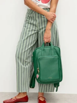 Oliver Bonas Green Mami Laptop Backpack