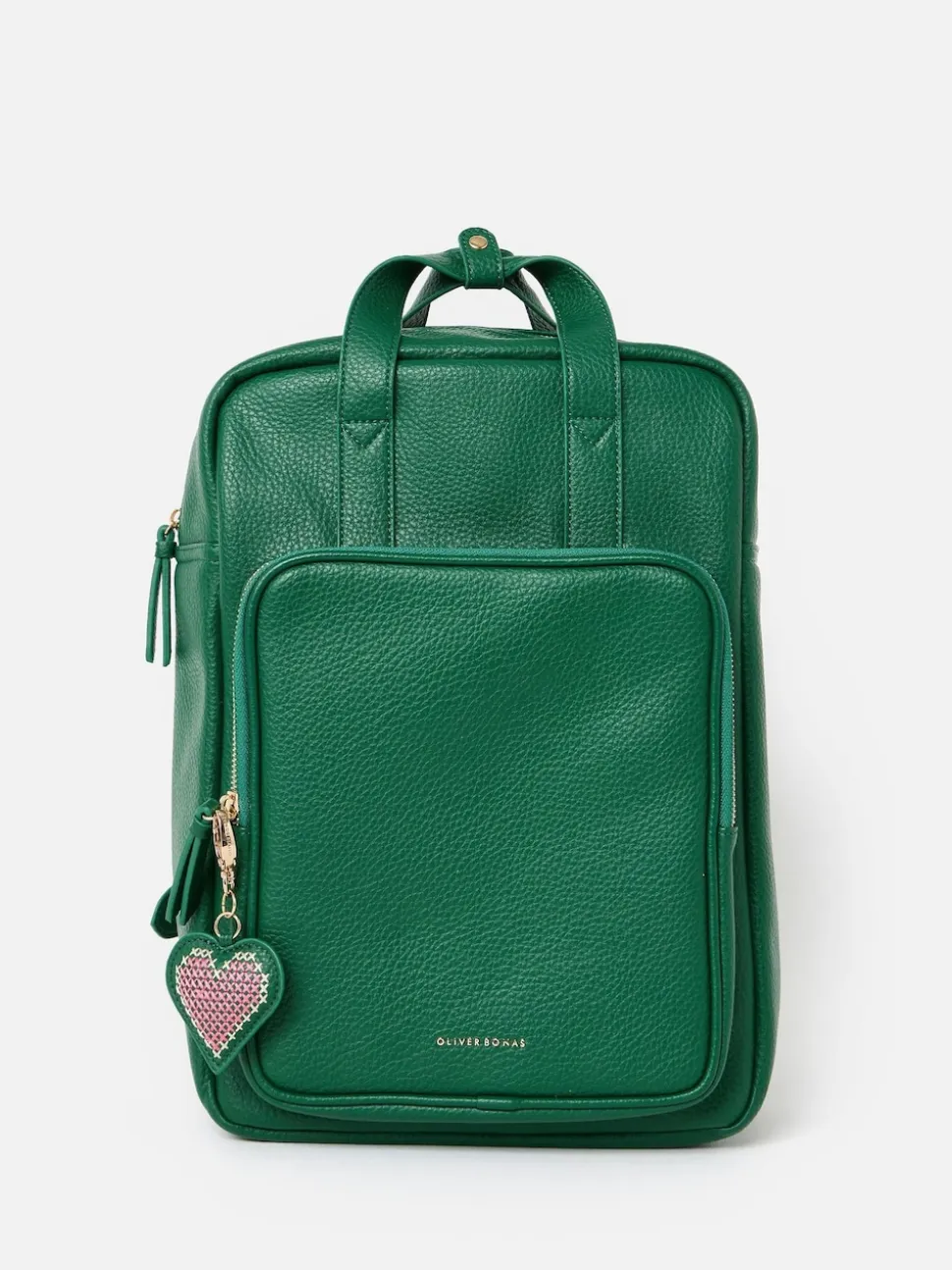 Oliver Bonas Green Mami Laptop Backpack