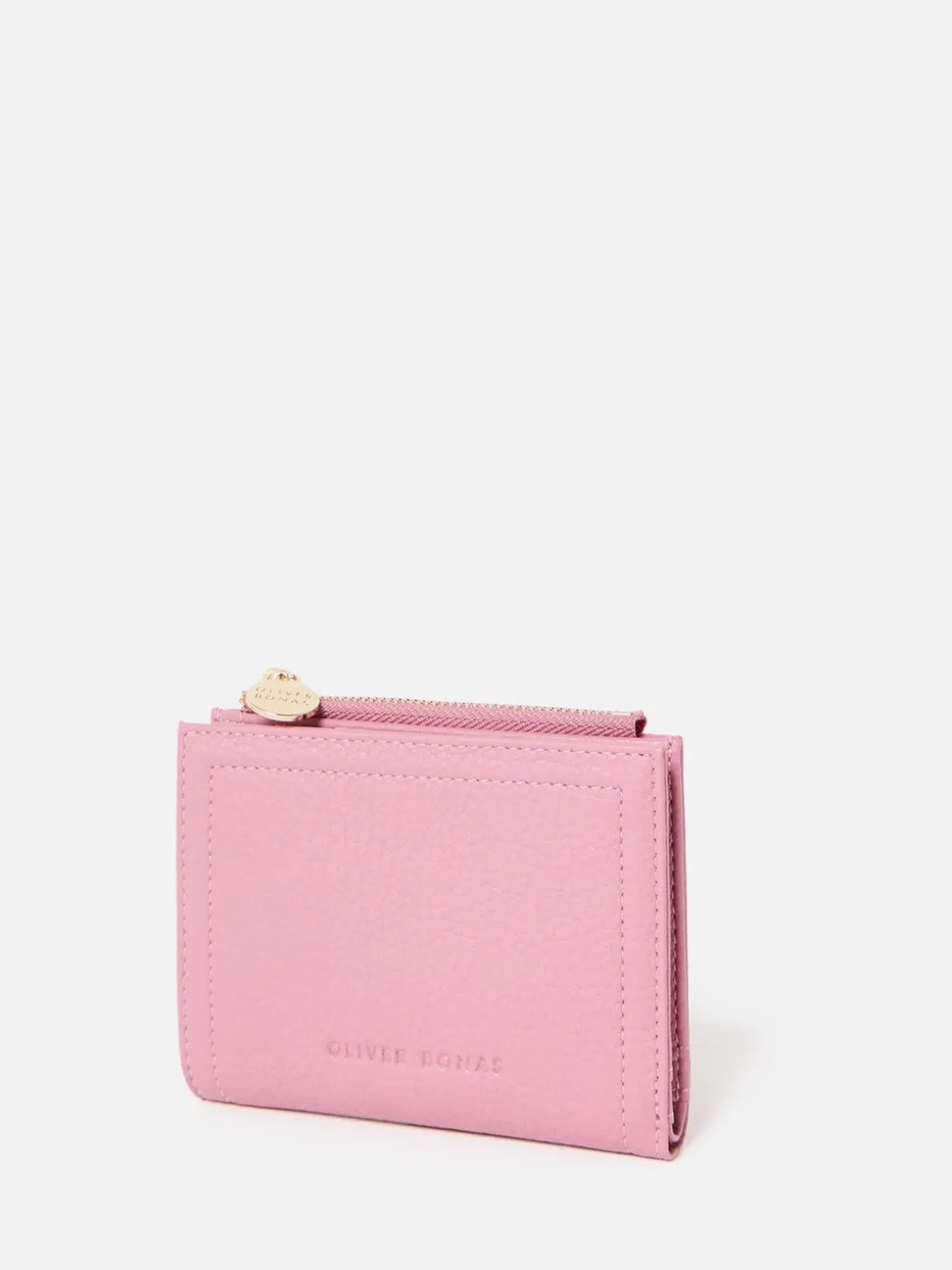Oliver Bonas Pink Kinley Zipped Coin Purse
