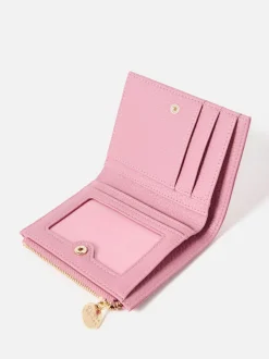 Oliver Bonas Pink Kinley Zipped Coin Purse