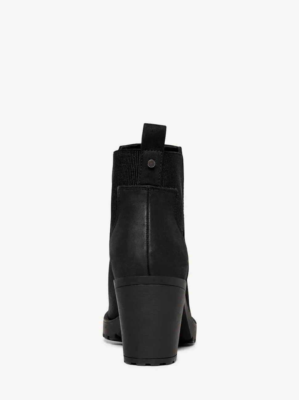 ONLY Black Block Heel Chelsea Boots
