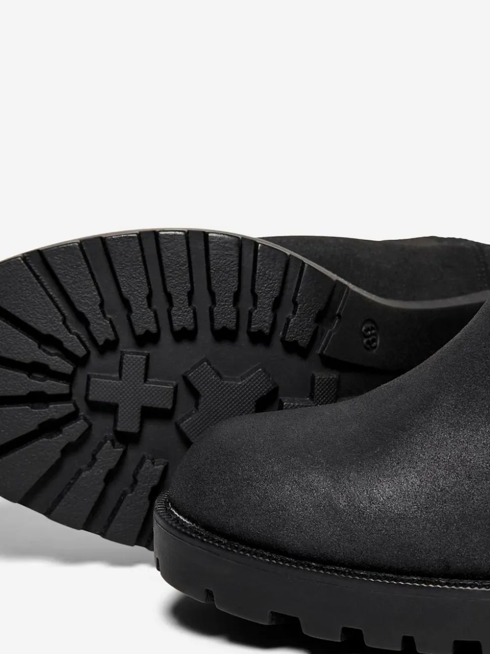 ONLY Black Block Heel Chelsea Boots