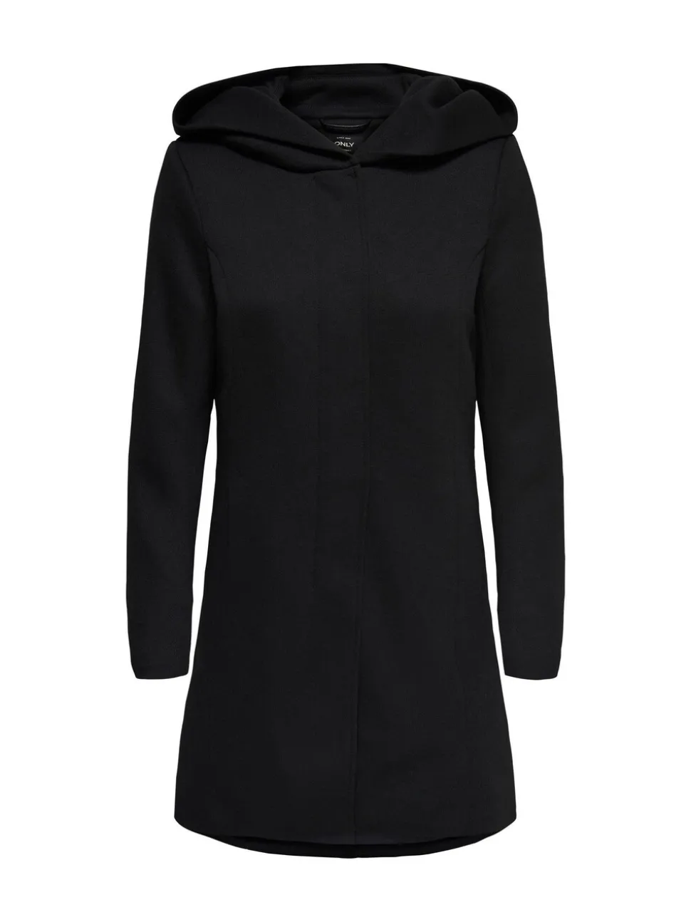 ONLY Black Hooded Smart Coat
