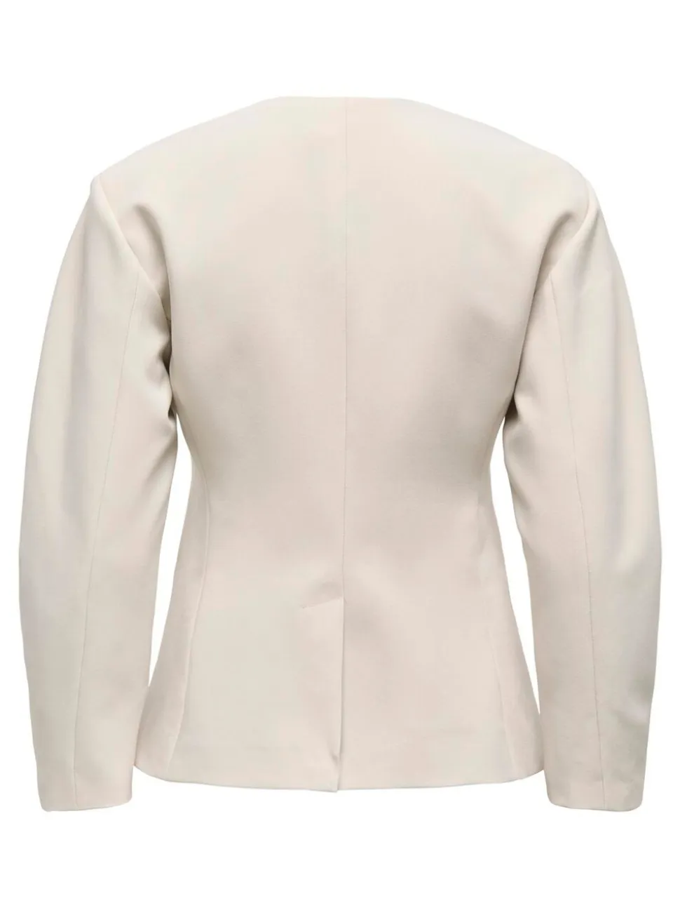 ONLY Natural Balloon Sleeve V-Neck Blazer