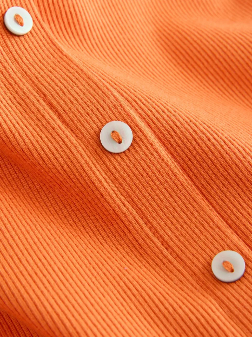 Orange Short Sleeve Jersey Button Through Maxi Dress