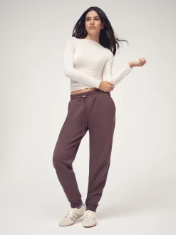 OSIA Brown Cuffed Joggers