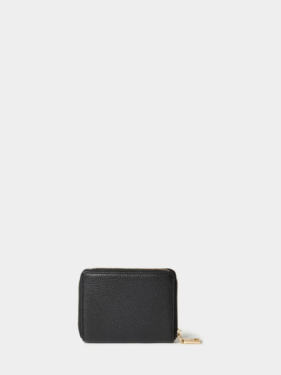 Osprey London Black The Core Small Leather Zip Around Purse