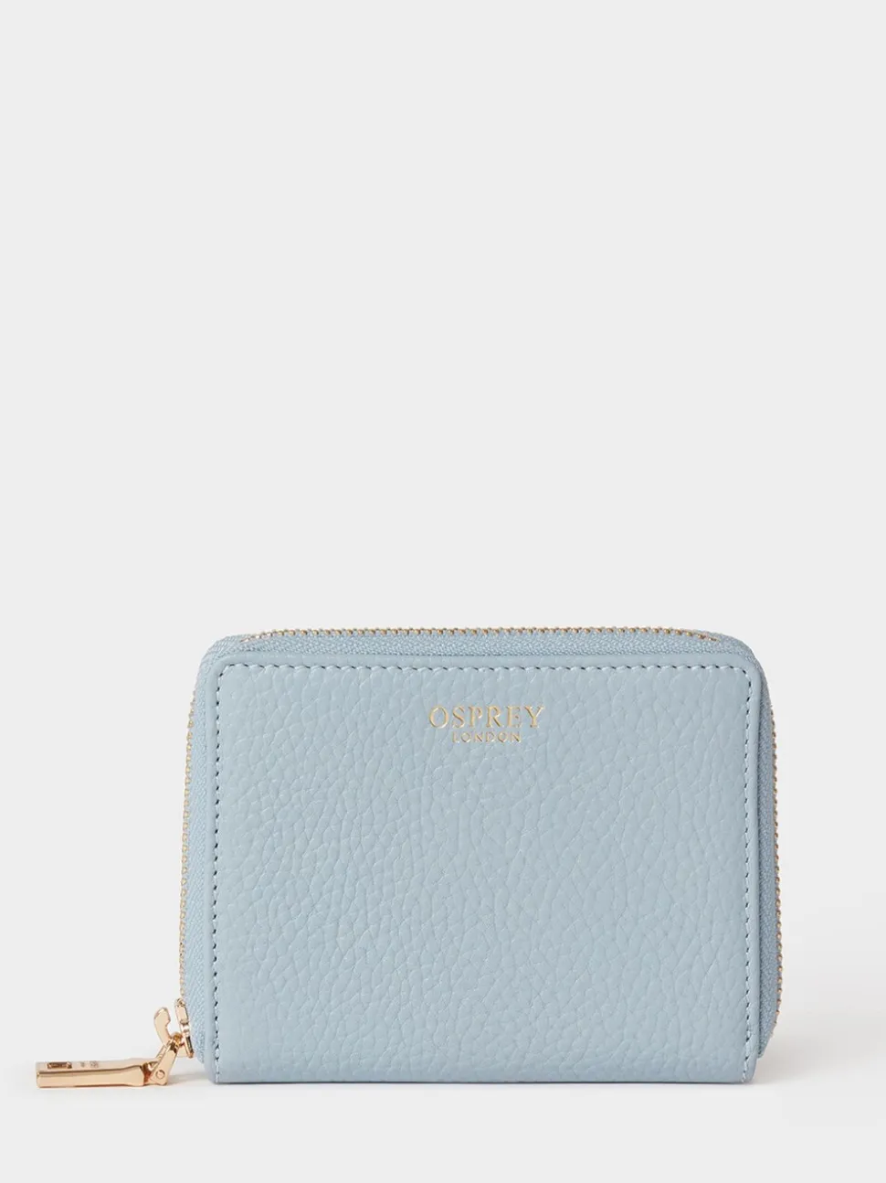 Osprey London Blue The Core Small Leather Zip Around Purse