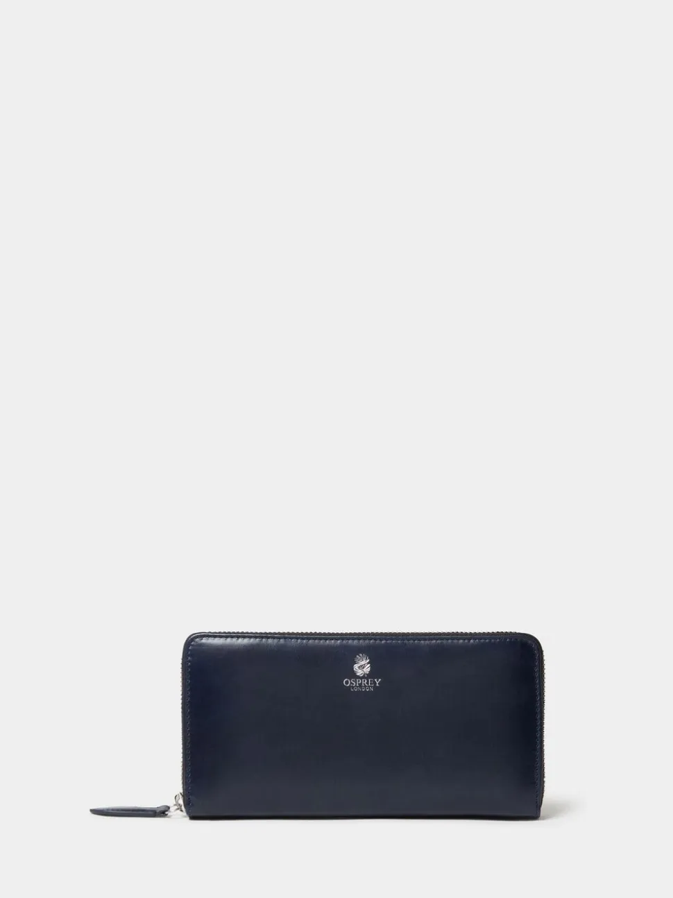 Osprey London Blue The Wentworth Large Leather Zip Around Purse